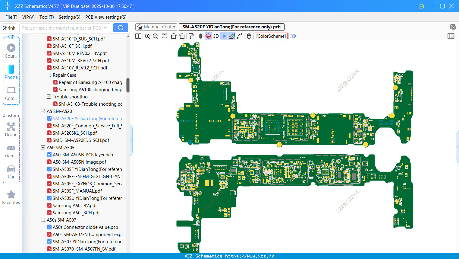 Samsung SM-A520F bitmap(For Reference Only)